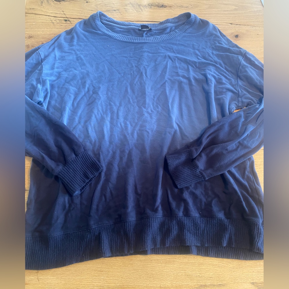 Splendid Navy Blue Ambre Sweatshirt Women’s XL Preloved